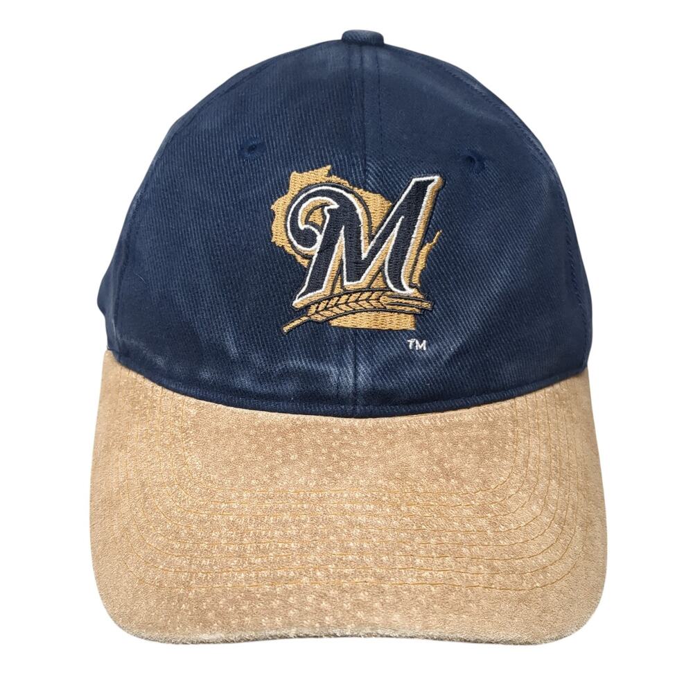 Miller Lite Slideback Baseball Cap Blue Os Kick 10 Pro Gear Chicago Brewers